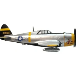 Airplane Model*Oxford AC117 1:72 Republic P-47D Thunderbolt - Capt. Daniel Boone, 333rd FS, 318th FG, U.S. 20th Army Air Force - Miniature Marvels: Airplane Models & Painted Dice