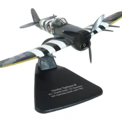Airplane Model*Oxford AC100 Hawker Typhoon Mk.1b 121 Sqdn. RAF Holmsley South 1944 - Miniature Marvels: Airplane Models & Painted Dice