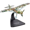 Airplane Model*Oxford AC044 Henschel Hs 126 Luftwaffe Condor Legion, Spain, Spanish Civil War - Miniature Marvels: Airplane Models & Painted Dice