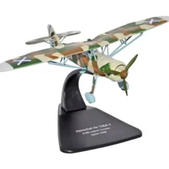 Airplane Model*Oxford AC044 Henschel Hs 126 Luftwaffe Condor Legion, Spain, Spanish Civil War - Miniature Marvels: Airplane Models & Painted Dice