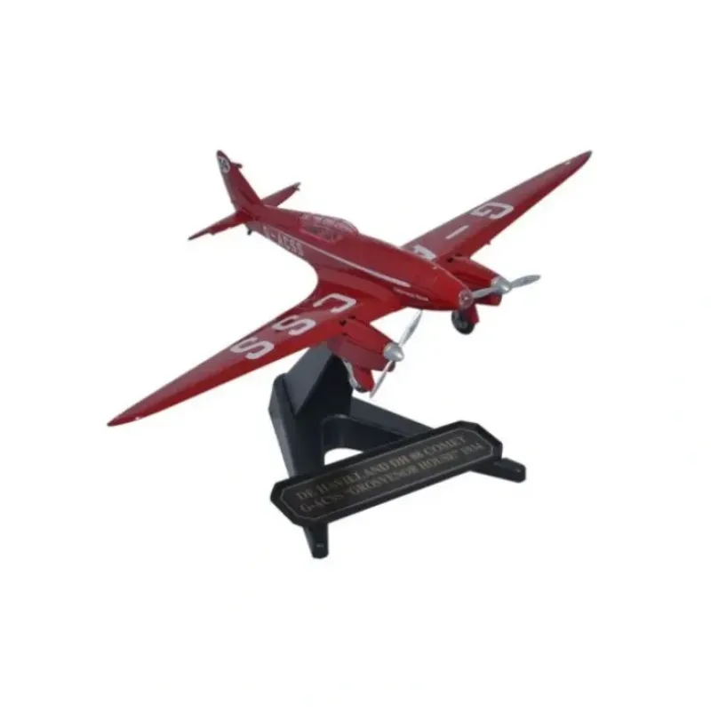 Airplane Model*Oxford 72COM002 de Havilland Comet G-ACSS Grosvenor House, MacRobertson Air Race - Miniature Marvels: Airplane Models & Painted Dice