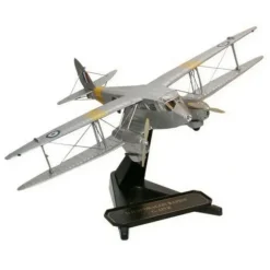 Airplane Model*Oxford 72DR005 de Havilland Dragon Rapide Classic Wings, G-AIYR, Duxford Aerodrome, England - Miniature Marvels: Airplane Models & Painted Dice