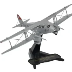 Airplane Model*Oxford SP073 de Havilland Dragon Rapide Swissair - Miniature Marvels: Airplane Models & Painted Dice