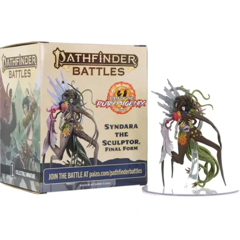 Miniature<Pathfinder Battles: Fists of the Ruby Phoenix - Syndara the Sculptor Final Form Boxed Figure WZK 97549 - Miniature Marvels: Airplane Models & Painted Dice