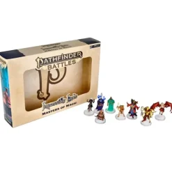 Miniature<Pathfinder Battles: Impossible Lands - Masters of Magic Boxed Set WZK 97542 - Miniature Marvels: Airplane Models & Painted Dice