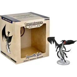 Miniature<Pathfinder Battles: Impossible Lands - Adult Umbral Dragon Boxed Figure WZK 97543 - Miniature Marvels: Airplane Models & Painted Dice