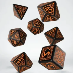 Dice<Pathfinder Hell's Vengeance Dice Set (7) QWS SPAT69 - Miniature Marvels: Airplane Models & Painted Dice