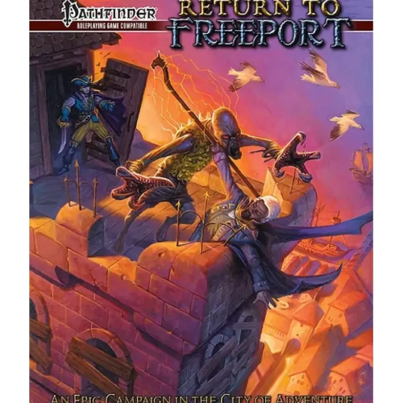 Role-playing Game<Pathfinder RPG: Return to Freeport GRR 1915 - Miniature Marvels: Airplane Models & Painted Dice