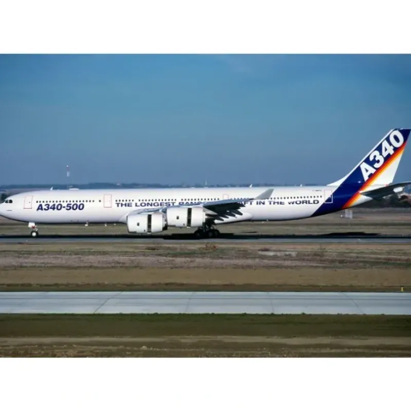 Airplane Model*Phoenix 11915 1:400 House Color Airbus A340-500 F-WWTE - Miniature Marvels: Airplane Models & Painted Dice