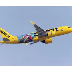Airplane Model*Phoenix 04597 1:400 Spirit Airlines A320neo N986NK "Special Livery" - Miniature Marvels: Airplane Models & Painted Dice