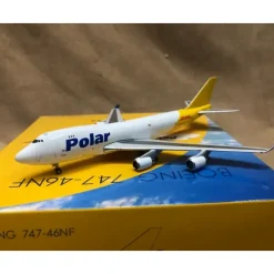Airplane Model*Phoenix DHL Polar Air Cargo 1:400 Boeing 747-46 04420 - Miniature Marvels: Airplane Models & Painted Dice