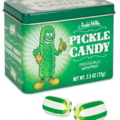 Egpull<Pickle Flavored Candy - Cool Retro Tin Gift Box - Archie McPhee - Miniature Marvels: Airplane Models & Painted Dice