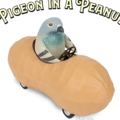 Egpull<Pigeon in a Peanut - Cute Pullback Racing Car Child Toy - Archie McPhee - Miniature Marvels: Airplane Models & Painted Dice