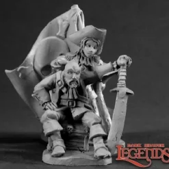 Miniature<Pirate King and Queen: Dark Heaven Legends RPR 03353 - Miniature Marvels: Airplane Models & Painted Dice