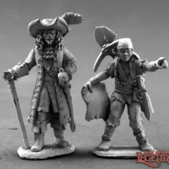 Miniature<Pirate Lord and Cabin Boy: Dark Heaven Legends RPR 03635 - Miniature Marvels: Airplane Models & Painted Dice