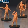 Miniature<Pirate Marauders - Miniature Marvels: Airplane Models & Painted Dice