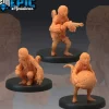 Miniature<Pirate Monkeys - Miniature Marvels: Airplane Models & Painted Dice