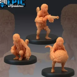 Miniature<Pirate Monkeys - Miniature Marvels: Airplane Models & Painted Dice