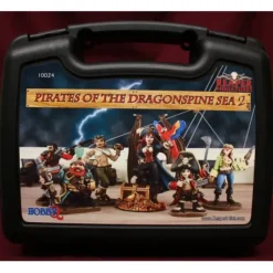 Miniature<Pirates Of The Dragonspine Sea II: Boxed Set RPR 10024 - Miniature Marvels: Airplane Models & Painted Dice