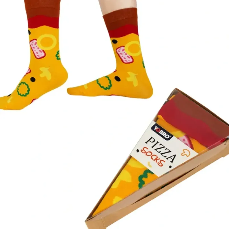 Egpull<PIZZA SOCKS - Soft Stretchy & Eye Popping Colors - Pizzaholic Fans - Gag Gift - Miniature Marvels: Airplane Models & Painted Dice