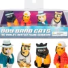 Egpull<4pk BOY BAND CATS Hysterical 90's Style Figures Gag Gift - Archie McPhee - Miniature Marvels: Airplane Models & Painted Dice