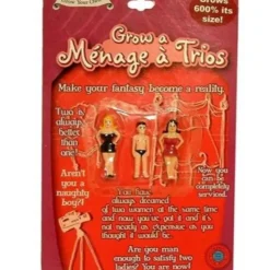 Egpull<3pk Grow A Menage a Trios - Threesome - Funny Fantasy Gag Joke Novelty Gift - Miniature Marvels: Airplane Models & Painted Dice
