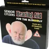 Egpull<2pk JUMBO EARS Hearing Aids - Over the Hill Old Classic Gag Joke Novelty Gift - Miniature Marvels: Airplane Models & Painted Dice