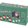 Egpull<4-pk Mini Plant Pot Gnome Statues - Cute Garden Planter Marker Decorations - Miniature Marvels: Airplane Models & Painted Dice