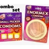Egpull<3pk SMALL PECKER WILLY CONDOMS + 1 ENORMEX HUGE - GaG Prank Joke Novelty Gift - Miniature Marvels: Airplane Models & Painted Dice