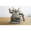 Miniature<Plague Golem - Miniature Marvels: Airplane Models & Painted Dice
