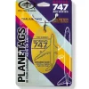 Airplane Model*Plane Tags Thai Airways Boeing 747-400 HS-TGM (Golden) - Miniature Marvels: Airplane Models & Painted Dice