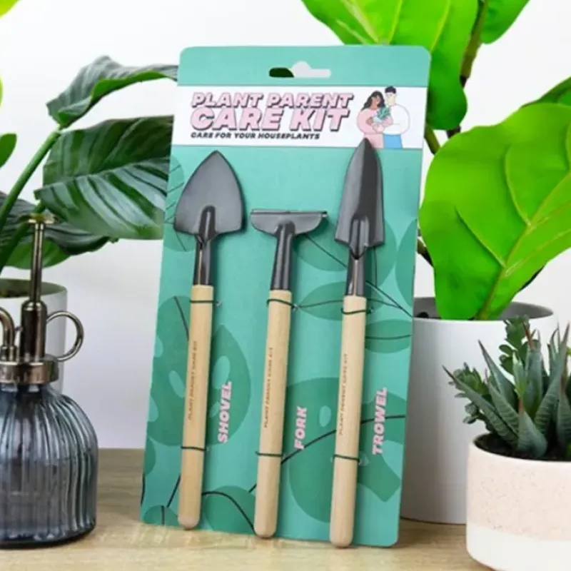 Egpull<Plant Parent Care Kit - Houseplant Mini Garden Tool Set Shovel-Fork-Trowel Set - Miniature Marvels: Airplane Models & Painted Dice