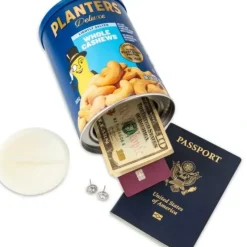 Egpull<PLANTERS CASHEWS  OFFICIALLY LICENSED - Decoy Can Home Safe Cash Bank Volt - Miniature Marvels: Airplane Models & Painted Dice