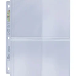 Shop All*4-Pocket Secure Platinum Page for Toploaders Display (100) - Miniature Marvels: Airplane Models & Painted Dice
