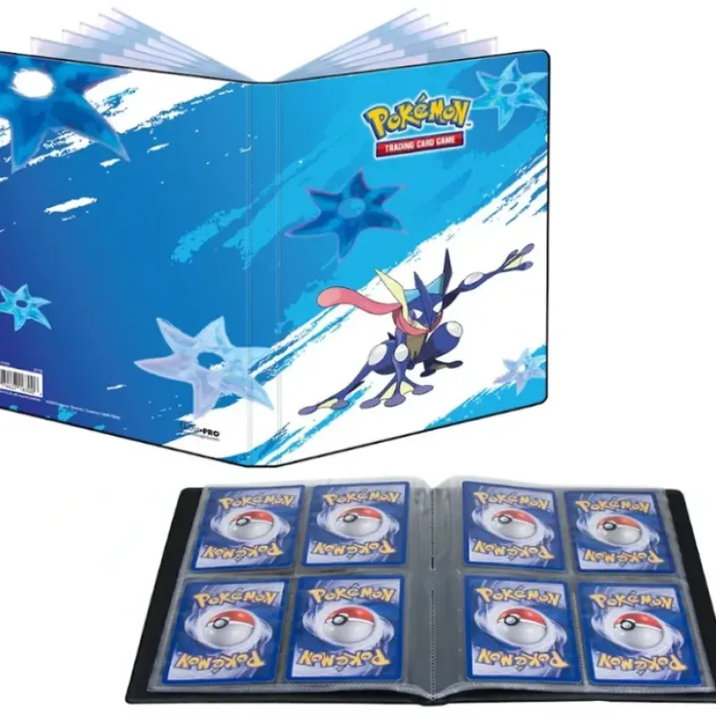 Accessories<Pokemon TCG: Greninja 4-Pocket Portfolio - Miniature Marvels: Airplane Models & Painted Dice