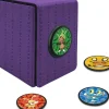 Accessories<Pokemon TCG: Kalos Alcove Click Deck Box - Miniature Marvels: Airplane Models & Painted Dice