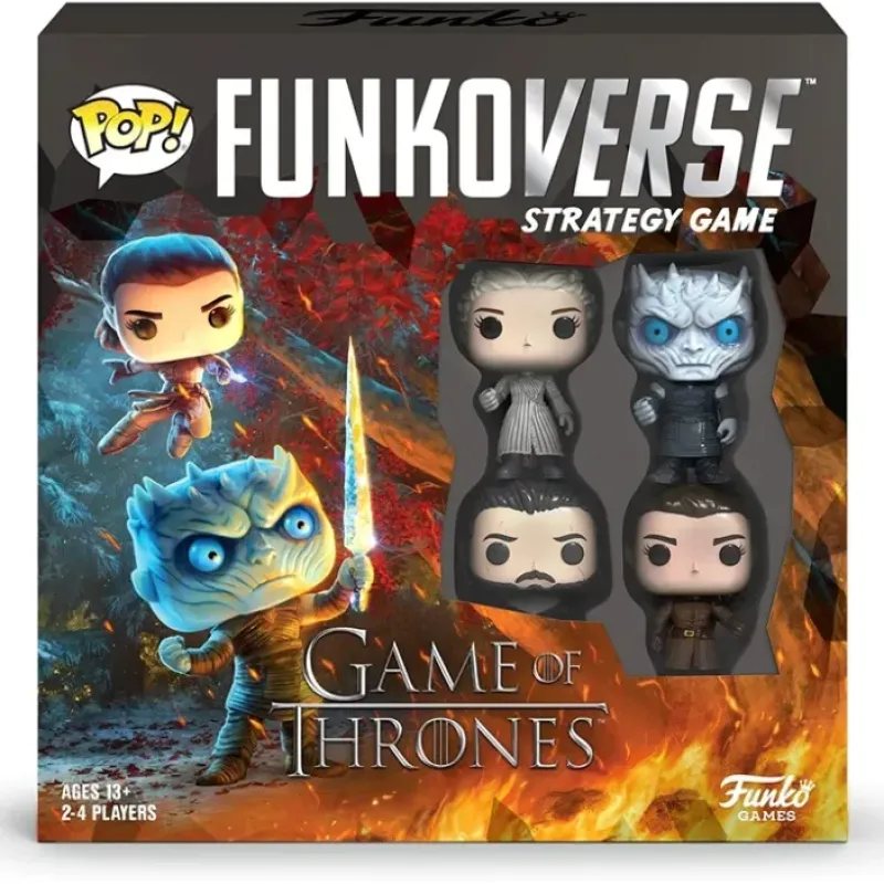 Board Game<POP! Funkoverse: Game of Thrones 100 - 4 pack FNK 46060 - Miniature Marvels: Airplane Models & Painted Dice