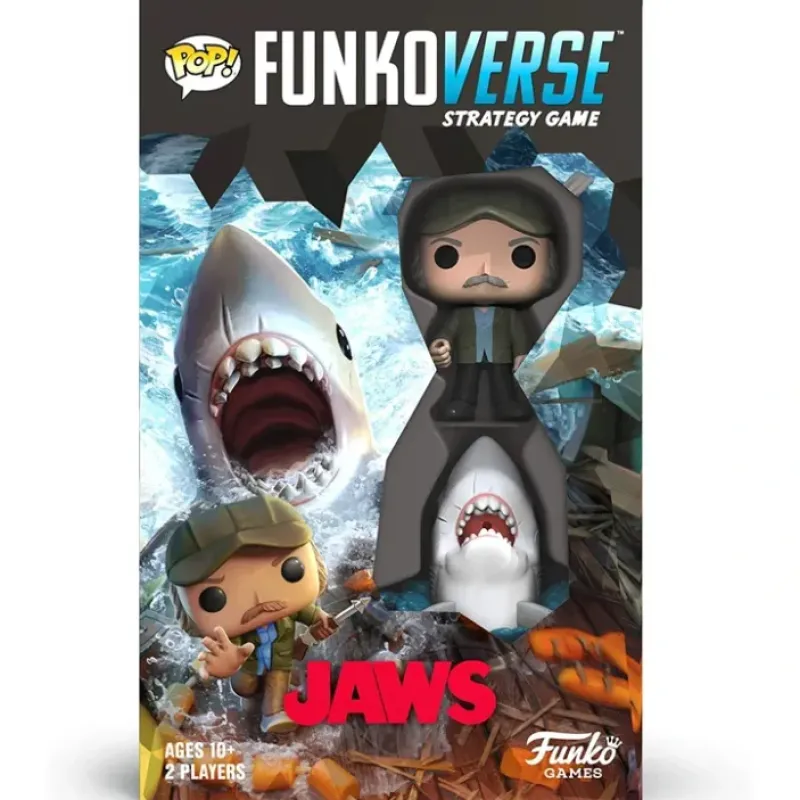 Board Game<POP! Funkoverse: Jaws 100 2-Pack Expandalone FNK 46069 - Miniature Marvels: Airplane Models & Painted Dice