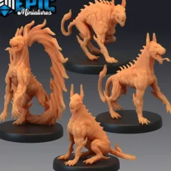 Miniature<Portal Dogs - Miniature Marvels: Airplane Models & Painted Dice