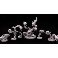 Miniature<Possessed Flaming Skulls - Miniature Marvels: Airplane Models & Painted Dice