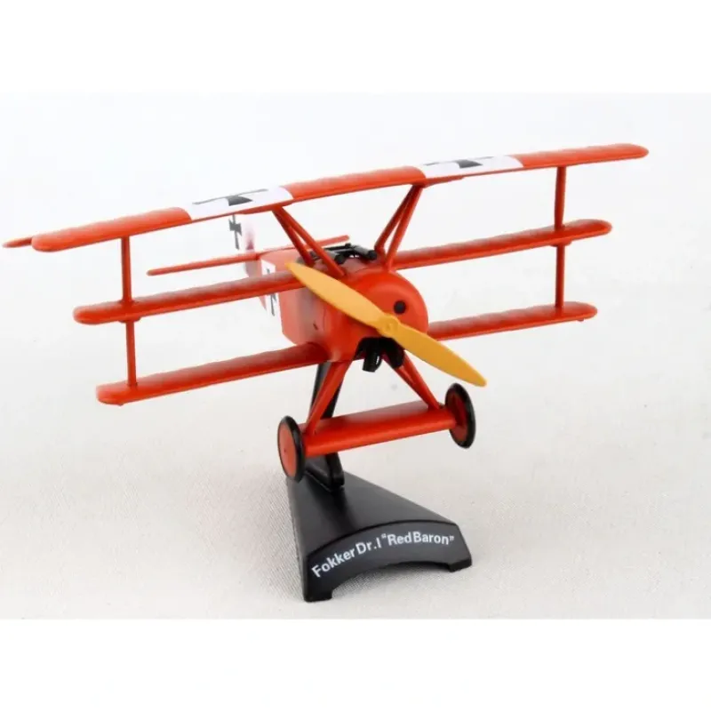 Airplane Model*Postage Stamp 5349 1:63 Fokker DR-1 Red Baron - Miniature Marvels: Airplane Models & Painted Dice