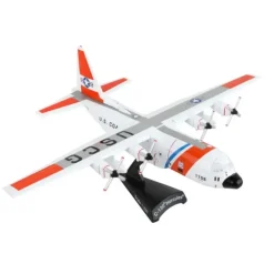 Airplane Model*Postage Stamp 5330-5 C-130 Hercules US Coast Guard 1:200 - Miniature Marvels: Airplane Models & Painted Dice
