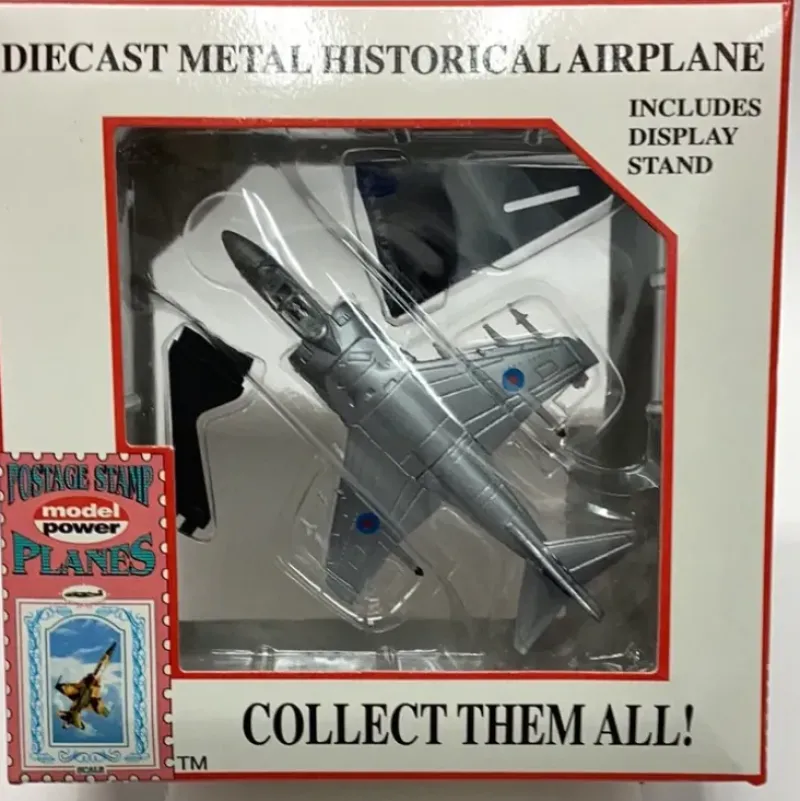 Airplane Model*Postage Stamp 5337 McDonnell Douglas AV-8B Harrier II - Miniature Marvels: Airplane Models & Painted Dice
