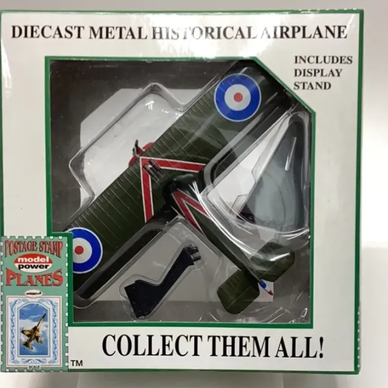 Airplane Model*Postage Stamp 5350-2 Sopwith Camel 1:63 - Miniature Marvels: Airplane Models & Painted Dice