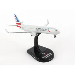 Airplane Model*Postage Stamp PS5815-2 1:300 American Boeing 737-800 - Miniature Marvels: Airplane Models & Painted Dice