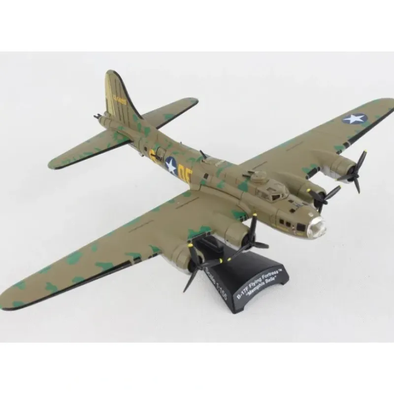 Airplane Model*Postage Stamp PS5413 1:155 B-17F Flying Fortress "Memphis Belle" - Miniature Marvels: Airplane Models & Painted Dice