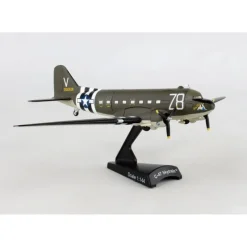 Airplane Model*Postage Stamp PS5558-3 1:144 C-47 Skytrain - Miniature Marvels: Airplane Models & Painted Dice