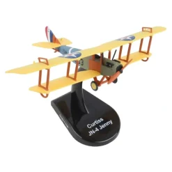 Airplane Model*Postage Stamp PS5810-2 1:100 Curtiss JN-4 Jenny US Army Air Service - Miniature Marvels: Airplane Models & Painted Dice
