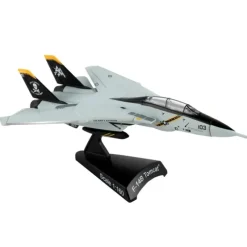 Airplane Model*Postage Stamp PS5383-3 1:160 F-14 Tomcat Jolly Rogers - Miniature Marvels: Airplane Models & Painted Dice