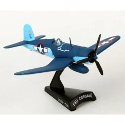 Airplane Model*Postage Stamp PS5356-2 1:100 F4U Corsair - Miniature Marvels: Airplane Models & Painted Dice